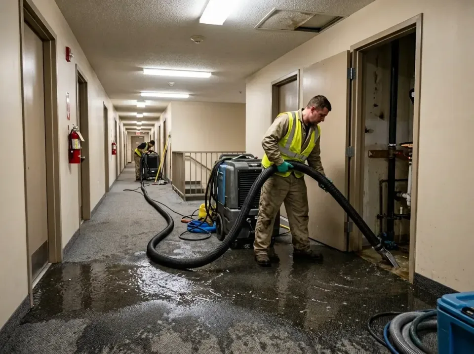 multi-unit-apartment-hallway-f-005 — frequently asked questions, Emergency Burst Pipe Water Extraction & Removal in Elsa, TX